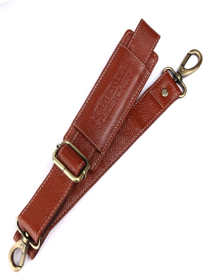 HAMMONDS FLYCATCHER Genuine Leather Slings for Unisex Messenger Bag (Tan)